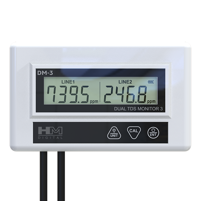 HM Digital inline water quality monitor